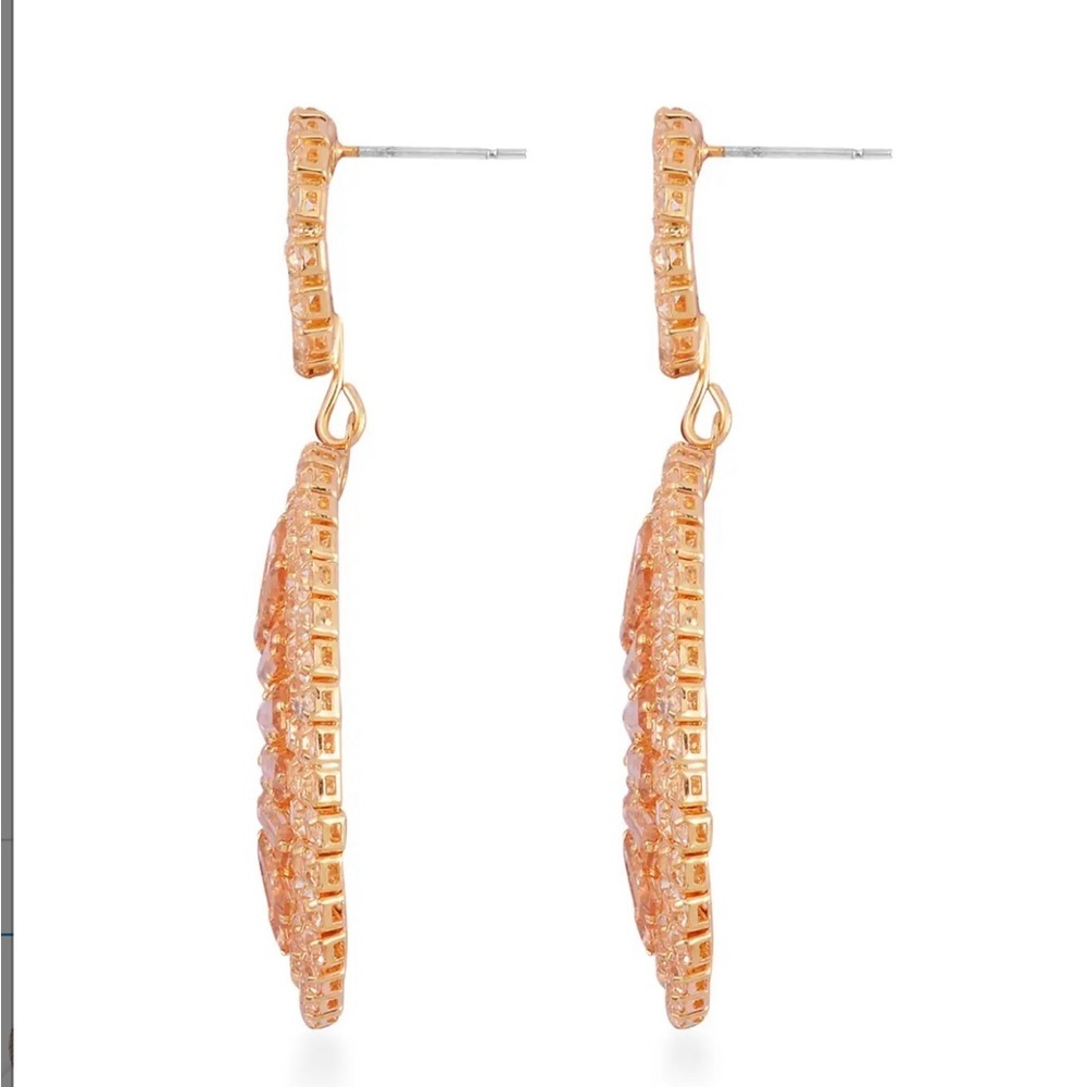🩷✨ Stunning Pink Australian Crystal Earrings ✨🩷 - Picture 4 of 5